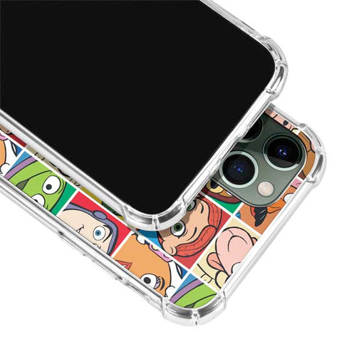 Disney Toy Story Characters Collage faces iPhone 12 Pro Clear Case