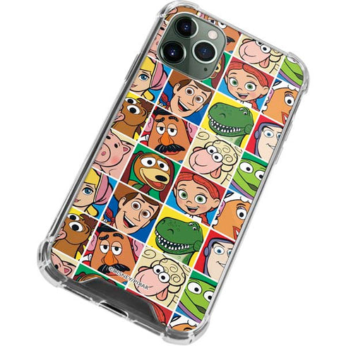 Disney Toy Story Characters Collage faces iPhone 12 Pro Clear Case