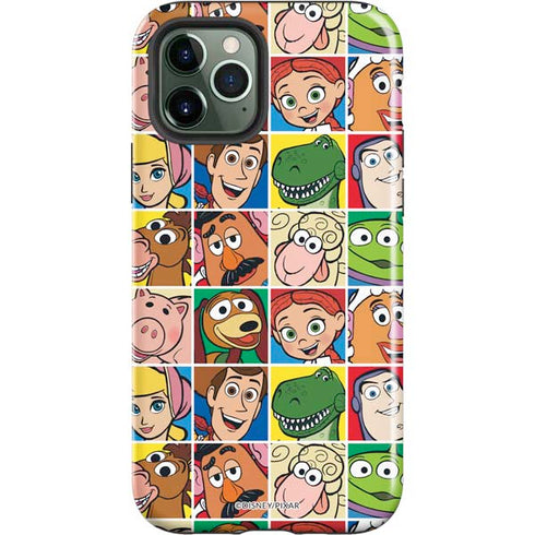 Disney Toy Story Characters Collage faces iPhone 12 Pro Impact Case