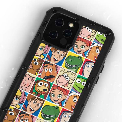 Disney Toy Story Characters Collage faces iPhone 12 Pro Waterproof Case