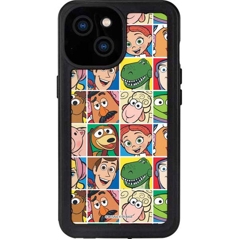 Disney Toy Story Characters Collage faces iPhone 13 Mini Waterproof Case