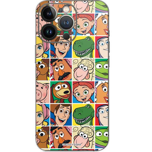 Disney Toy Story Characters Collage faces iPhone 13 Pro Skin