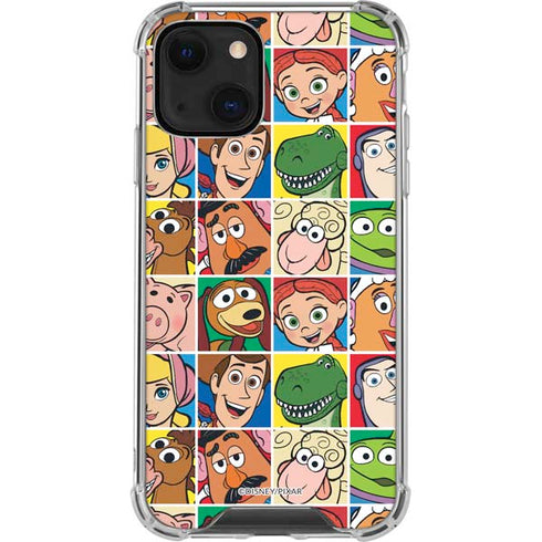 Disney Toy Story Characters Collage faces iPhone 14 Clear Case