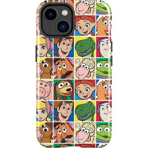 Disney Toy Story Characters Collage faces iPhone 14 Plus Impact Case