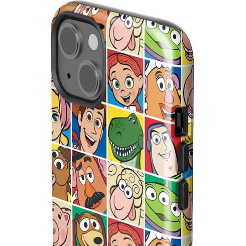 Disney Toy Story Characters Collage faces iPhone 14 Plus Impact Case