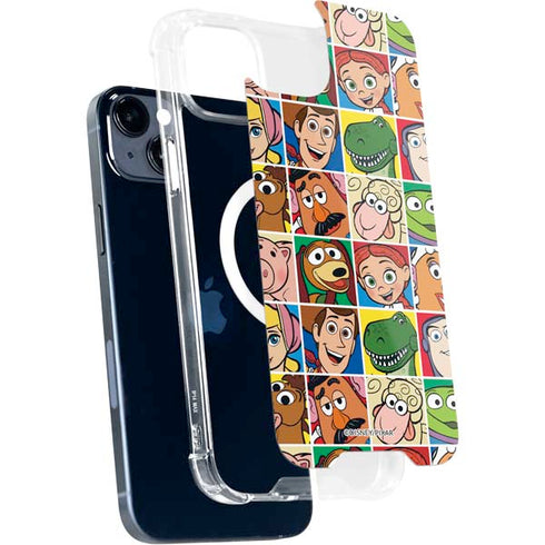Disney Toy Story Characters Collage faces iPhone 14 Plus MagSafe Case