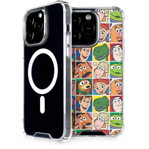 Disney Toy Story Characters Collage faces iPhone 15 Pro MagSafe Case