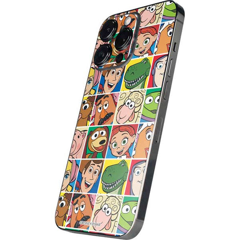 Disney Toy Story Characters Collage faces iPhone 14 Pro Max Skin