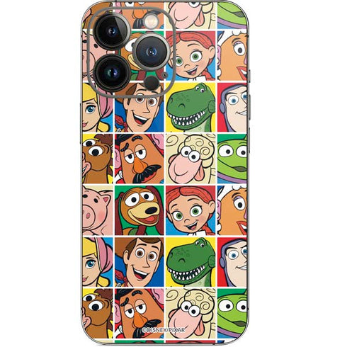 Disney Toy Story Characters Collage faces iPhone 14 Pro Skin