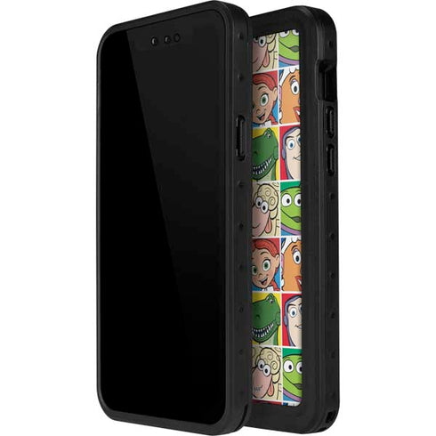 Disney Toy Story Characters Collage faces iPhone 14 Pro Waterproof Case