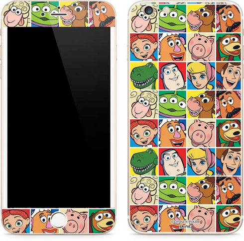 Disney Toy Story Characters Collage faces iPhone 6/6s Plus Skin