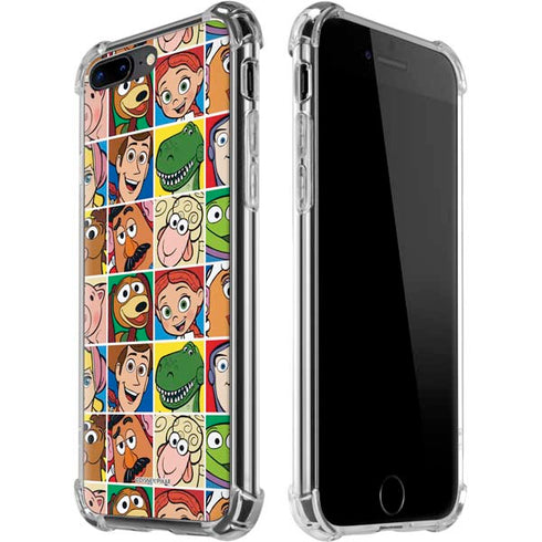 Disney Toy Story Characters Collage faces iPhone 7/8 Plus Clear Case
