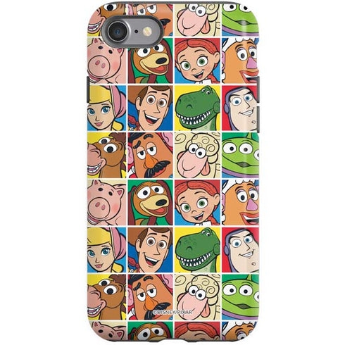 Disney Toy Story Characters Collage faces iPhone SE (2nd & 3rd Gen) Pro Case