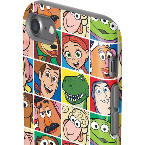 Disney Toy Story Characters Collage faces iPhone SE (2nd & 3rd Gen) Pro Case