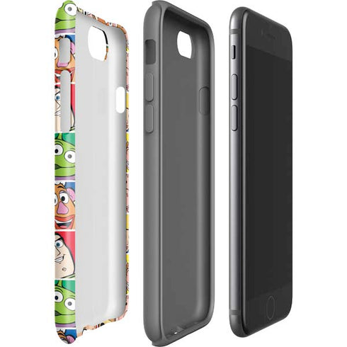 Disney Toy Story Characters Collage faces iPhone SE (2nd & 3rd Gen) Pro Case