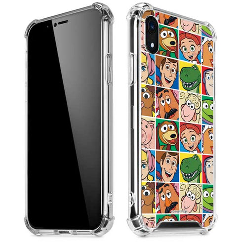 Disney Toy Story Characters Collage faces iPhone XR Clear Case