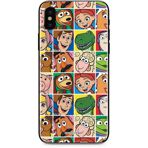 Disney Toy Story Characters Collage faces iPhone XS Max Skin