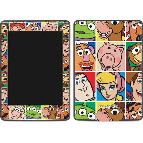 Disney Toy Story Characters Collage faces Amazon Kindle Skin