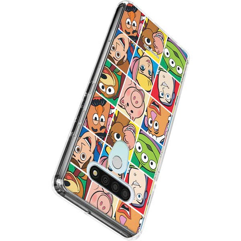 Disney Toy Story Characters Collage faces LG Stylo 6 Clear Case