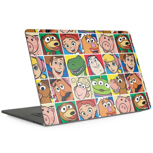 Disney Toy Story Characters Collage faces Apple MacBook Pro 15-inch Skin