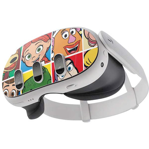 Disney Toy Story Characters Collage faces Meta Quest 3 Skin