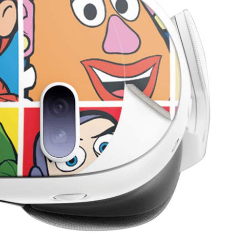 Disney Toy Story Characters Collage faces Meta Quest 3 Skin