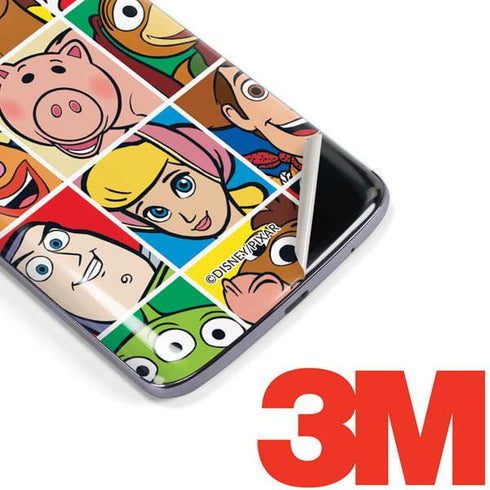 Disney Toy Story Characters Collage faces Moto E5 Plus Skin