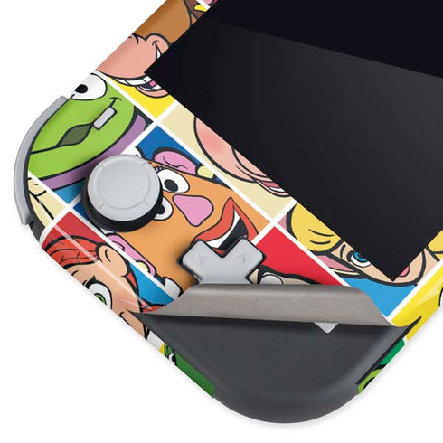 Disney Toy Story Characters Collage faces Nintendo Switch Lite Skin