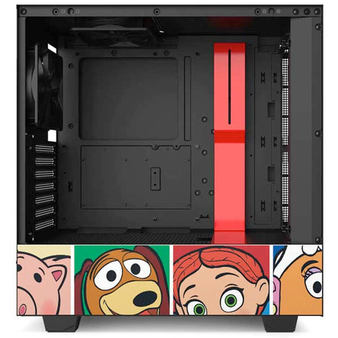 Disney Toy Story Characters Collage faces NZXT H510 Compact ATX Mid-Tower Case Skin