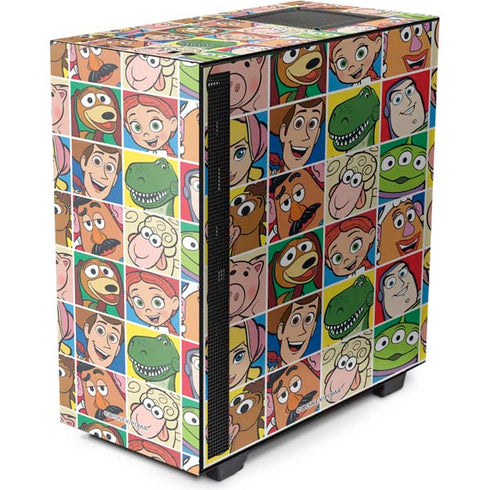 Disney Toy Story Characters Collage faces NZXT H510 Compact ATX Mid-Tower Case Skin