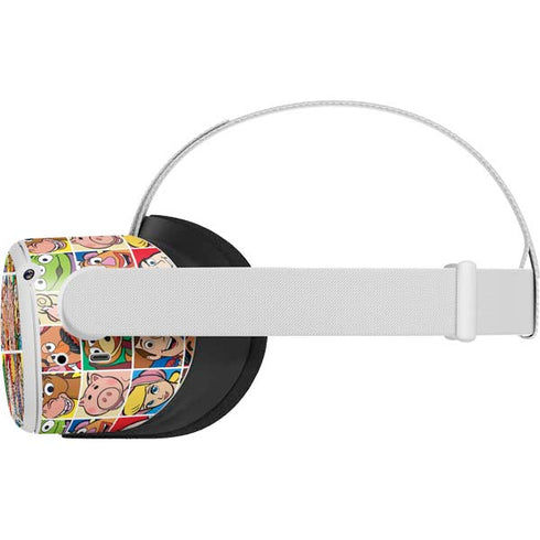 Disney Toy Story Characters Collage faces Oculus Quest 2 Skin