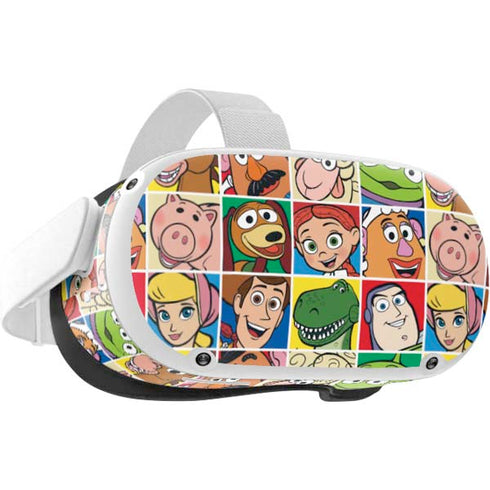 Disney Toy Story Characters Collage faces Oculus Quest 2 Skin
