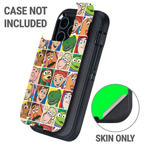Disney Toy Story Characters Collage faces Otterbox Defender iPhone Skin