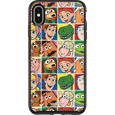 Disney Toy Story Characters Collage faces Otterbox Symmetry iPhone Skin