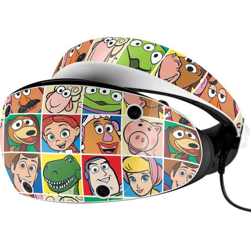 Disney Toy Story Characters Collage faces PlayStation VR2 Skin