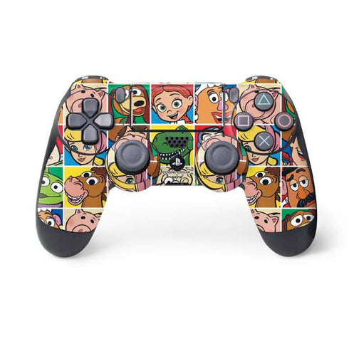 Disney Toy Story Characters Collage faces PS4 Controller Skin