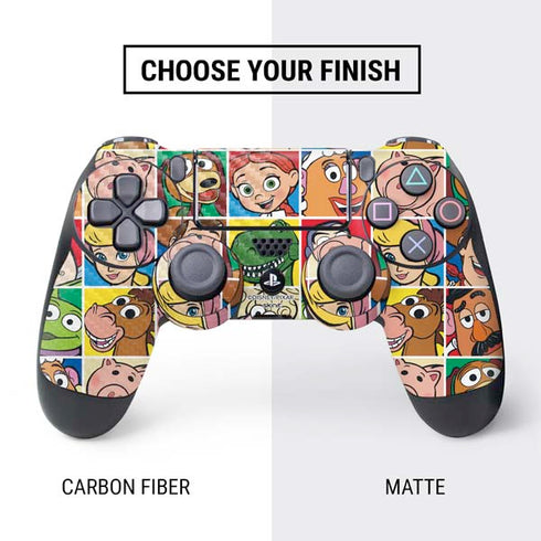 Disney Toy Story Characters Collage faces PS4 Controller Skin