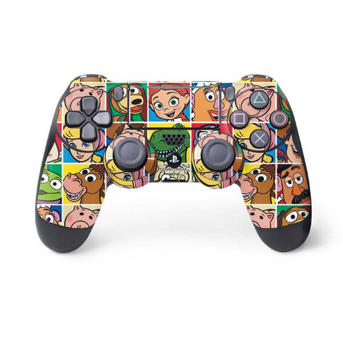 Disney Toy Story Characters Collage faces PS4 Pro/Slim Controller Skin