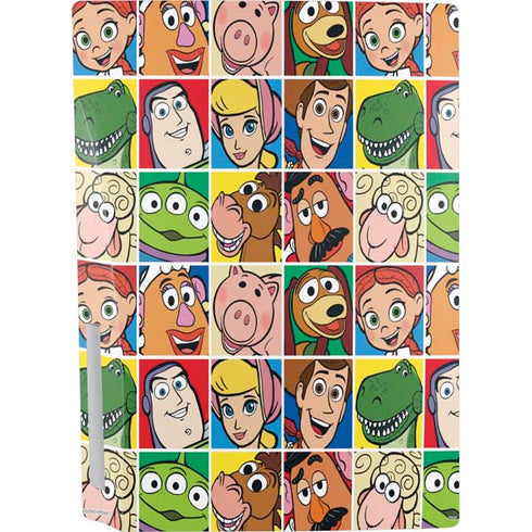 Disney Toy Story Characters Collage faces PS5 Bundle Skin