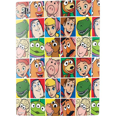 Disney Toy Story Characters Collage faces PS5 Console Skin