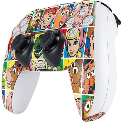 Disney Toy Story Characters Collage faces PS5 Controller Skin