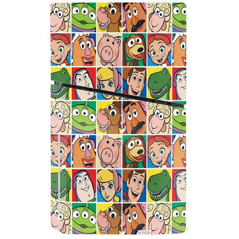 Disney Toy Story Characters Collage faces PS5 Slim Disk Bundle Skin