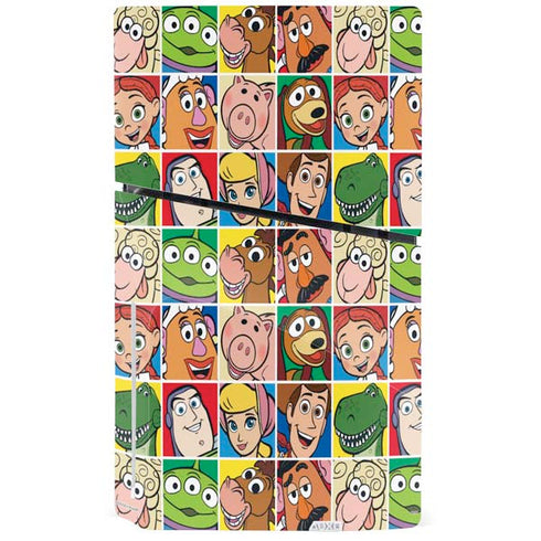 Disney Toy Story Characters Collage faces PS5 Slim Disk Console Skin