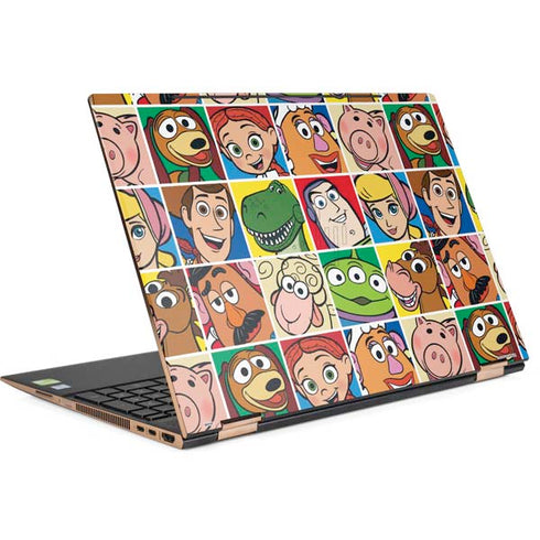 Disney Toy Story Characters Collage faces HP Spectre Skin