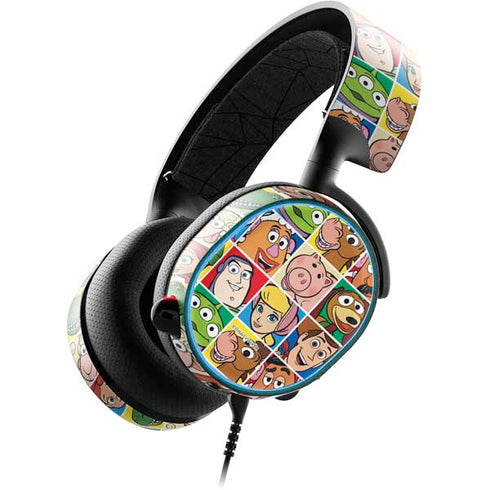 Disney Toy Story Characters Collage faces SteelSeries Arctis 3 Skin