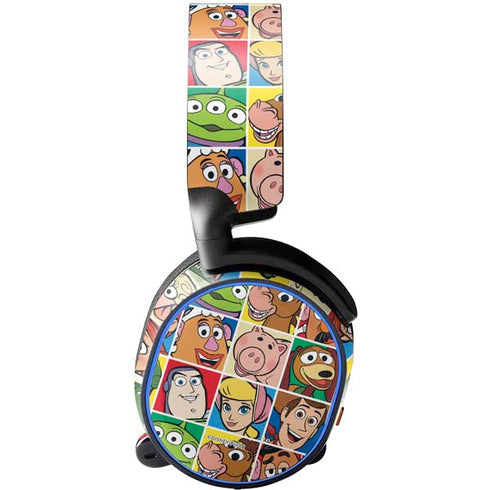 Disney Toy Story Characters Collage faces SteelSeries Arctis 5 Skin