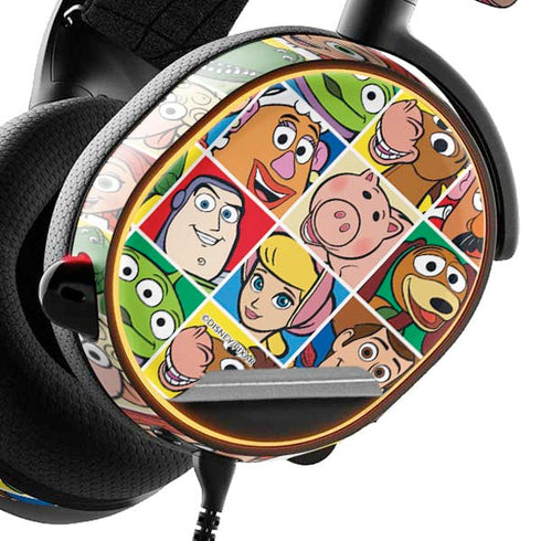 Disney Toy Story Characters Collage faces SteelSeries Arctis 5 Skin