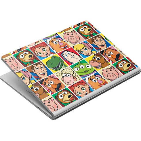 Disney Toy Story Characters Collage faces Surface Book Skin