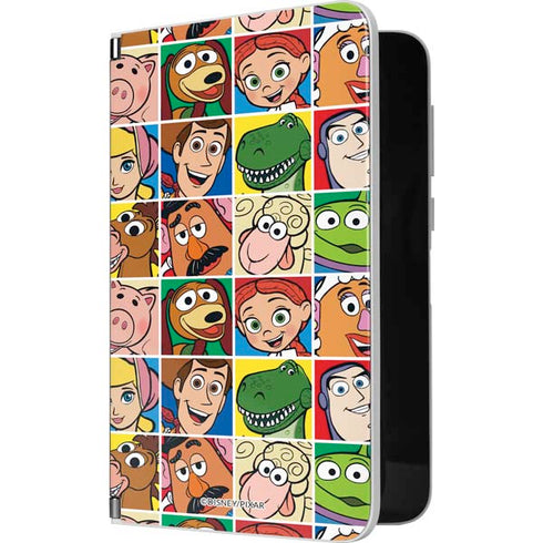 Disney Toy Story Characters Collage faces Surface Duo Skin