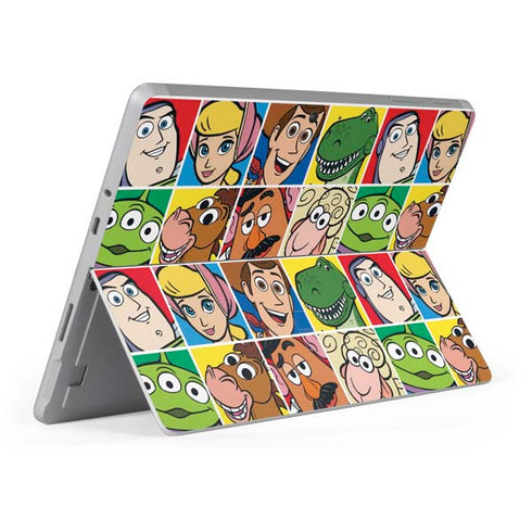 Disney Toy Story Characters Collage faces Surface Go Skin